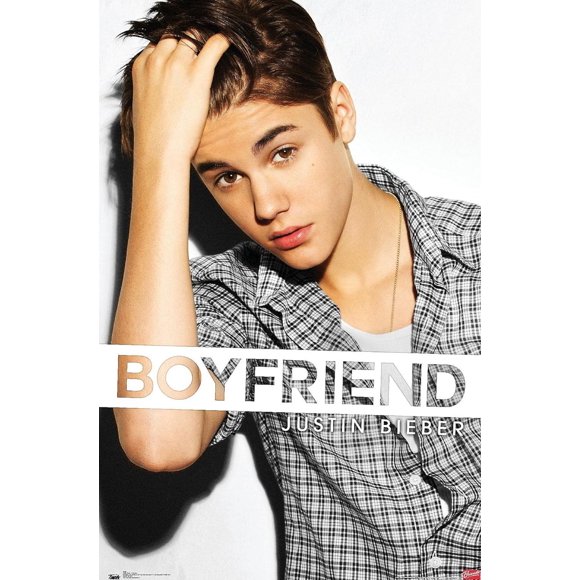 PPHAOSHO Justin Bieber Boyfriend Poster frameless Painting Canvas Wall Posters Art Picture Print Modern Home Decor 12x18inch