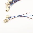 thumbnail image 4 of 10 piezas G9 portalámparas de cerámica, portalámparas de cerámica para lámparas halógenas, portalámparas G9 de 250 V, portalámparas de cerámica con casquillo G9, 4 of 5