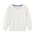 thumbnail image 6 of Bnwani Sweatshirt Girls Cotton Long Sleeve Sweatshirt Cute Plain Tops Pullover Size 7-8, 6 of 8