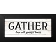 thumbnail image 2 of CAD Designs 18x10 Black Modern Framed Museum Art Print Titled - Gather, 2 of 5