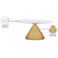 thumbnail image 7 of Meridian Furniture Emery White Marble Coffee Table, 7 of 7
