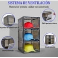 thumbnail image 3 of 2 Piezas Cajas Organizadoras Apilables Color Negro Para Zapatos Tenis gorras Y Ropa Modelo Negro, 3 of 4