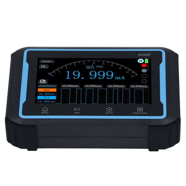 "Portable 3-in-1 Digital Oscilloscope with 50MHz Bandwidth, Multimeter & DDS Signal Generator - 250MS/s Sampling, 4.3" Touchscreen, 4000mAh Battery"