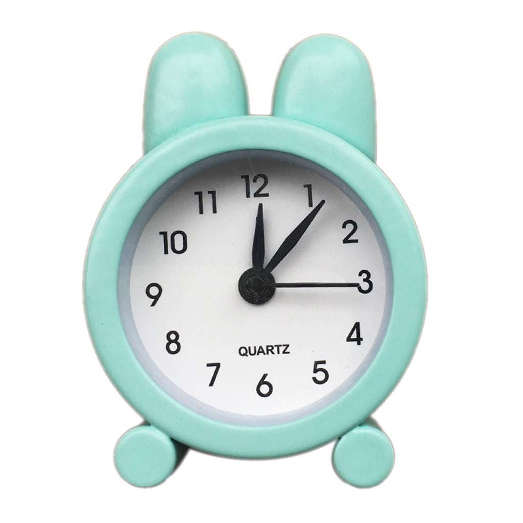 Siaonvr Creative Cute Mini Metal Small Alarm Clock Electronic Small