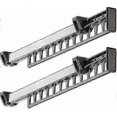 thumbnail image 1 of Coat Rack Wardrobe Pull Out Sliding Wardrobe For Clothes Hanger Coat Rack Support For 12 Hangers Length 315 Mm Set Of 2, 1 of 4