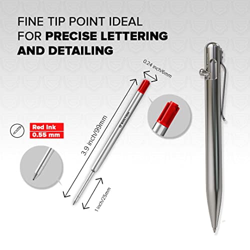 Middag eten diefstal Plasticiteit BASTION Pen Refill Ink | Replacement for All Bastion Bolt Action Pens | Ballpoint Ink Refills Exclusive Deeply Pigmented Metal Cartridge (6) - Walmart.com Middag eten diefstal Plasticiteit BASTION Pen Refill Ink | Replacement for All Bastion Bolt Action Pens | Ballpoint Ink Refills Exclusive Deeply Pigmented Metal Cartridge (6) - Walmart.com