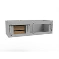 thumbnail image 5 of Alpine 48" Gray Wood Floating Vanity Base/Brushed Nickel Handles, 5 of 6