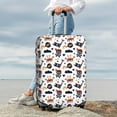thumbnail image 7 of Daiia Pirate skulls Luggage Cover, Thickened Washable Travel Luggage Covers, Elastic Unique Baggage Covers for 18-20 inch Luggage-Small, 7 of 7