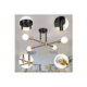 thumbnail image 2 of Lámpara De Techo Moderna De 4 Luces Para Dormitorio Negro/dorado, 2 of 4