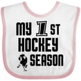 thumbnail image 3 of Inktastic My 1st Hockey Season Boys Baby Bib, 3 of 4