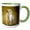 Green/White, variant on 3drose, Baby Seagull on Fregate Island, Seychelles-af39 Awr0020 - Alison Wright, 11oz Two-tone Yellow Mug