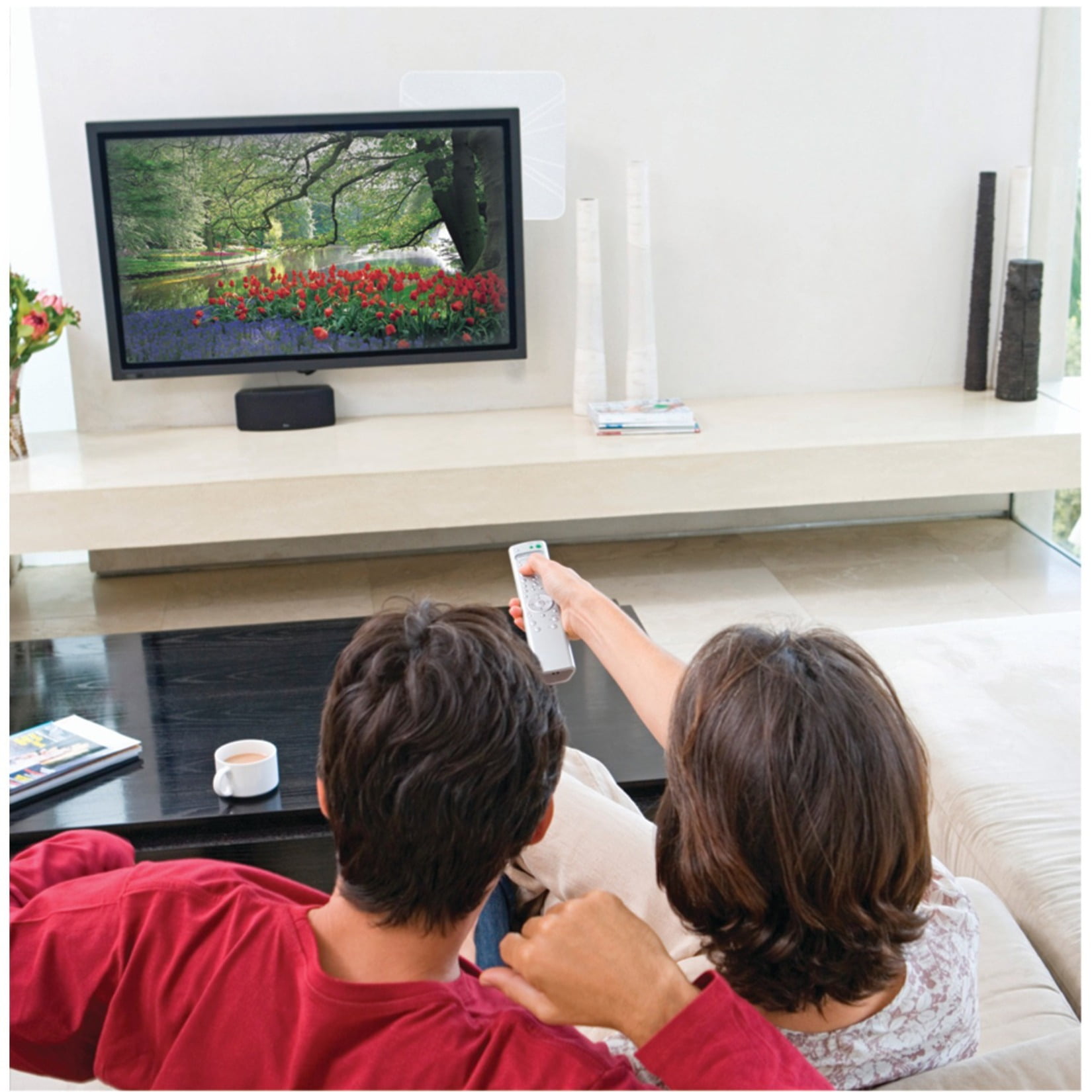 Winegard FL5500a Flatwave Amplified HDTV Indoor Antenna, 3 Pack