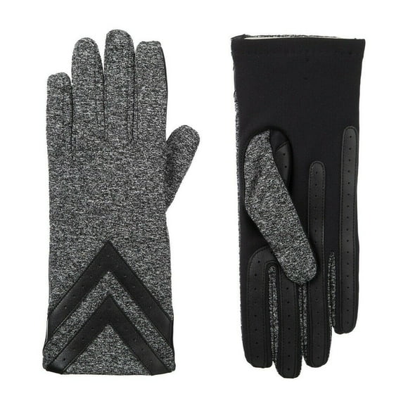 Isotoner Women’s smartDRI Chevron Spandex Stretch Touchscreen Gloves - 30003