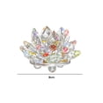 thumbnail image 3 of Decoración De Flores Figuritas de estilo chino con decoración de flores de loto de cristal para recuerdo (multicolor) Wdftyju Libre de BPA, 3 of 3