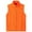 Orange, variant on Fiaer Womens Oversized Vest Full Zip up Loose Fit V Neck Lapel Collared Solid Color Sleeveless Tops with Pocket RD3 XL