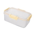 thumbnail image 4 of Contenedor de almacenamiento de alimentos, caja de aperitivos y ensaladas sellada, portátil con tapas, fiambrera de frutas, contenedor de comida para M, 4 of 8