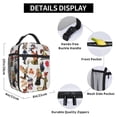 thumbnail image 6 of Zootopia Insulated Lunch Bag Cartoon Backpack, Reusable Thermal Cooler Tote for School Picnic Travel, Water Resistant Zipper Lunch Box Carry Bag Large Capacity Reusable Cooler Bag 11488-A18, 6 of 6