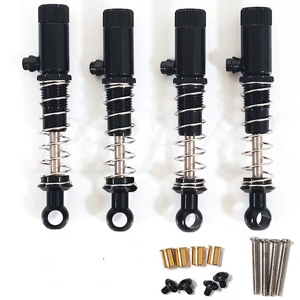 Aluminum Leaf Spring Suspension Upgrade Kit For WPL B4 24 1/16 RC Car - 12 Springs, 4 Bars, Hardware