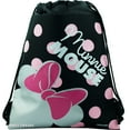 thumbnail image 2 of Disney Minnie Mouse Pink Bow Drawstring Bag, 2 of 2