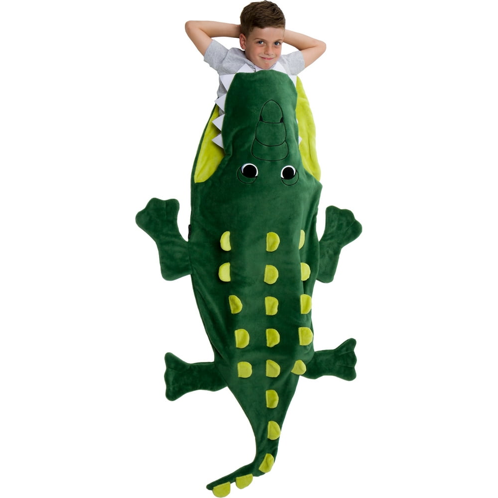Silver Lilly Plush Crocodile Animal Tail Novelty Sleeping ...