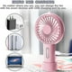 thumbnail image 5 of Ventilador de mano portátil, mini ventilador de mano con USB recargable, rosa, 5 of 5