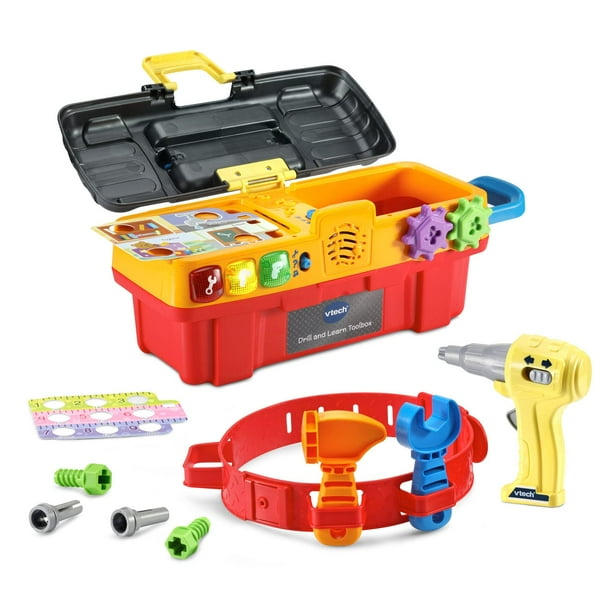 Toolbox VTech Drill and Learn Toolbox Pro para niños de 2 a 5 años