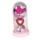 thumbnail image 5 of Regalos del Día de San Valentín para novia, decoración del Día de San Valentín, lámpara de mesa, regalos de cumpleaños , flor rosa en cúpula de base rosa BLESIY luz de mesa, 5 of 8