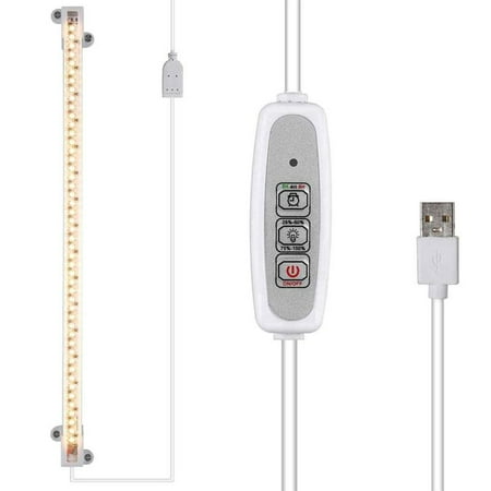 

LED Plant Grow Light Installation Auto on / Off Timer Strips Function Full Spectrum Grow Light for Herbs Gardening Indoor Plants