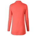 thumbnail image 4 of Made by Olivia Women's Open Front Long Sleeve Classic Knit Cardigan, 4 of 7