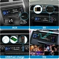 thumbnail image 4 of Car Radio Bluetooth Single DIN Car Stereo Audio, Car Audio with Handsfree and App Control,Supports FM/ MP3/SD/AUX/Dua USB/EQ/Quick Charge | Not a CD Player, 4 of 6