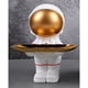 thumbnail image 3 of de joyería, bandeja de anillos, figurita de astronauti, bandeja de almacenamiento, esculturas de astronauti de resina, estatua, llavero, organiz Blanco Grande BLESIY Bandeja de almacenamiento de resina, 3 of 8