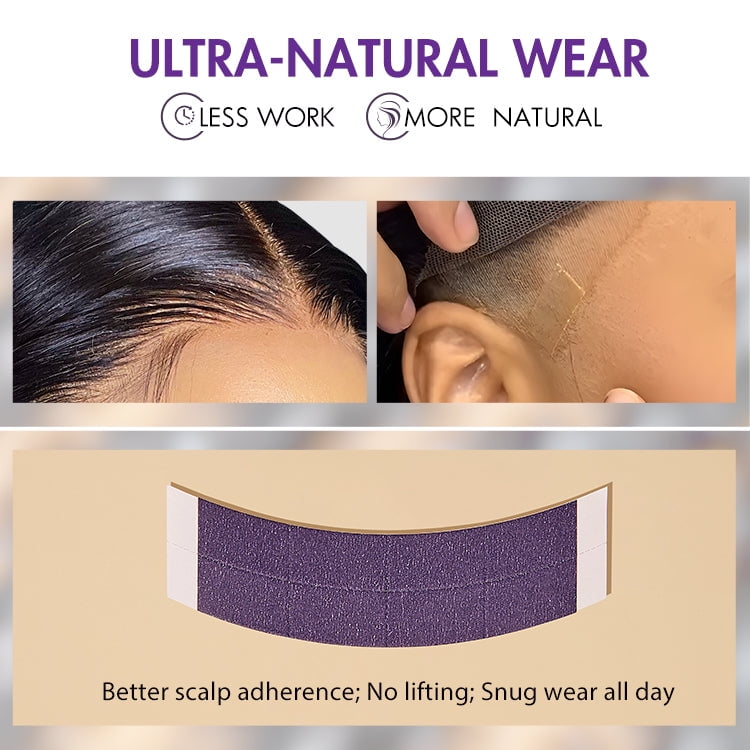 LUVME 36pcs Double-Sided Lace Tape Upgrade 2.0 Ultra Hold for Lace Wigs for Women
