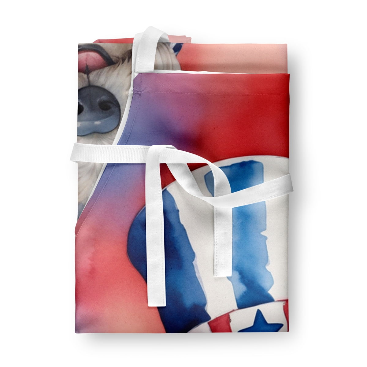 Fox Terrier Patriotic American Apron 27 in x 30 in