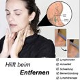 thumbnail image 3 of Tourmaline acupressure self-heating shaping knee sleeve, wormwood self-heating knee pads, mugwort acupressure detoxifying shaping knee pads (black)-XL, 3 of 4