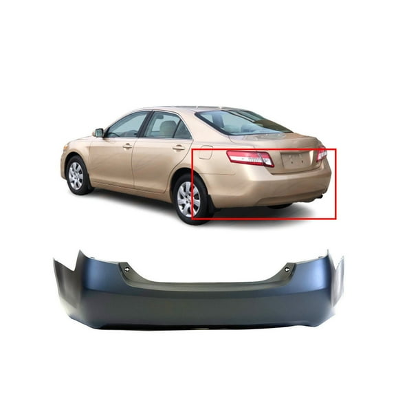 DCP Primed Rear Bumper Cover For 2007-2011 Toyota Camry Base LE XLE CE 5215906950