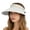 White, variant on Wide Brim Mesh Sun Hat Lightweight Breathable Visor for Outdoor Beach Travel Cycling Wear