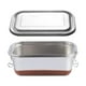 thumbnail image 3 of Fiambrera Bento de acero inoxidable de 1,2 l, apta para lavavajillas, ideal para picnic. Plata, 3 of 4