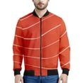 thumbnail image 4 of Chaqueta bomber con estampado 3D de salmón fresco para hombre y mujer, sudadera con estampado de carne de pescado sashimi, chaquetas de calle de manga larga con cremallera, 4 of 5