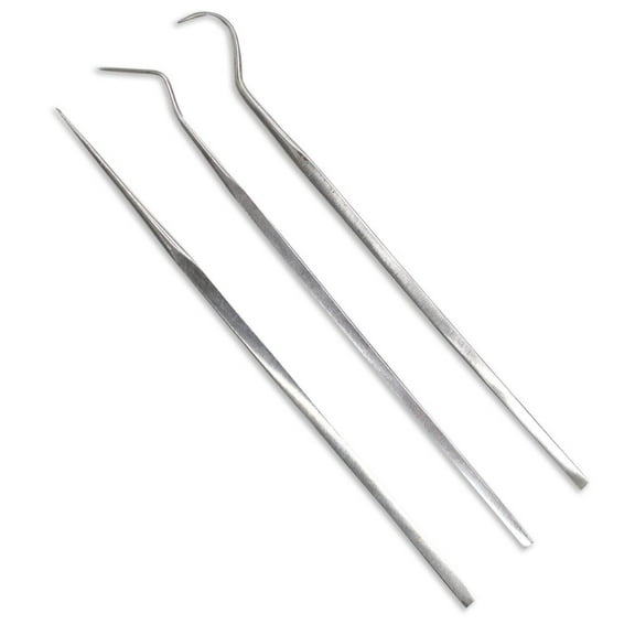 5-1/2" Hook/Straight/Half-Circle 3-Piece Pick Set : ( Pack of 2 Sets ) (ToolUSA: S1-09257-Z02)