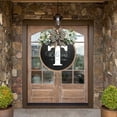 thumbnail image 4 of Clearance! Unique A Z Last Name Year Round Front Door Wreath With Bow 16, 4 of 4