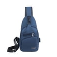 thumbnail image 2 of Xihbxyly Bolso de Hombro Moderno para Hombre, Elegante Bolso Bandolera de Negocios, Bolso de Pecho de Gran Capacidad, para Viajes Al Aire Libre, Diseño Moderno, Correa Ajustable, Ideal para Senderism, 2 of 4