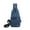 Blue, variant on Trendy Sling Bag Bakpack Casual Chest Bag Men's Fashionable Shoulder Bag Outdoor Business Crossbody Bag Large Capacity Chest Bag