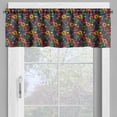 thumbnail image 4 of Ambesonne Geometric Valance & Curtain, Window Glass Pattern, 55"x24", Multicolor, 4 of 6