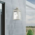 thumbnail image 2 of Livex Lighting Nyack Outdoor Wall Lantern in Nickel, 2 of 11