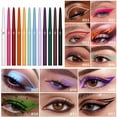 thumbnail image 5 of ONLYEOR 12 Colors Eyeliner Set, Colored Matte Gel Eyeliner Pencils Set for Women, Waterproof Long Lasting Retractable Matte Colorful Eyeliner, Waterproof Smudgeproof Long Lasting Gel Eye Liner, 5 of 7