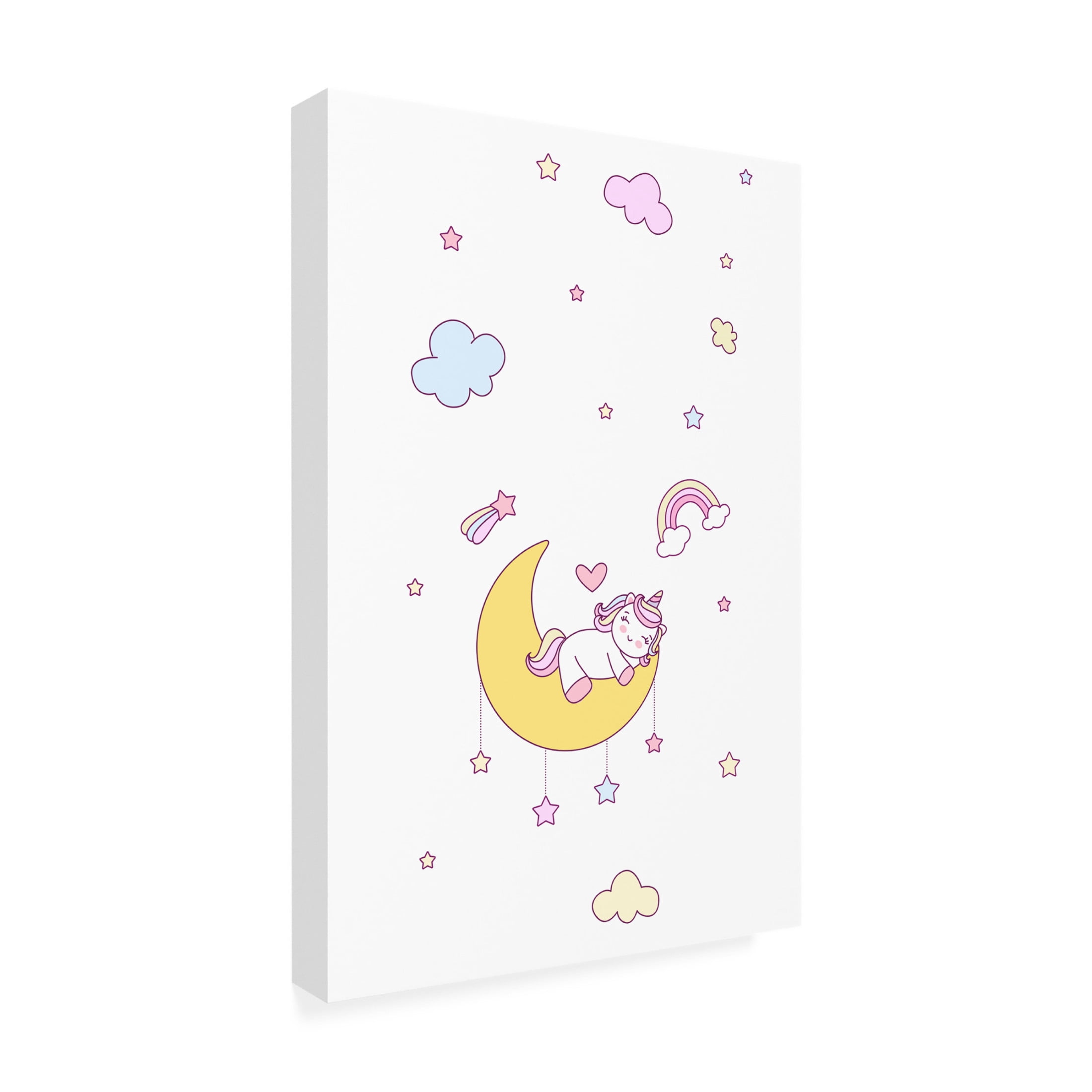 Trademark Fine Art Xuan Thai  Little Unicorn Canvas Wall Art