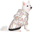 thumbnail image 2 of Balery Retro Hippie Groovy Easter bunny Sudadera con Capucha para Perros Pequeños – Ropa para Mascotas, Disfraz para Perros y Gatos, Ideal para Fiestas y Cosplay-X-Large, 2 of 7
