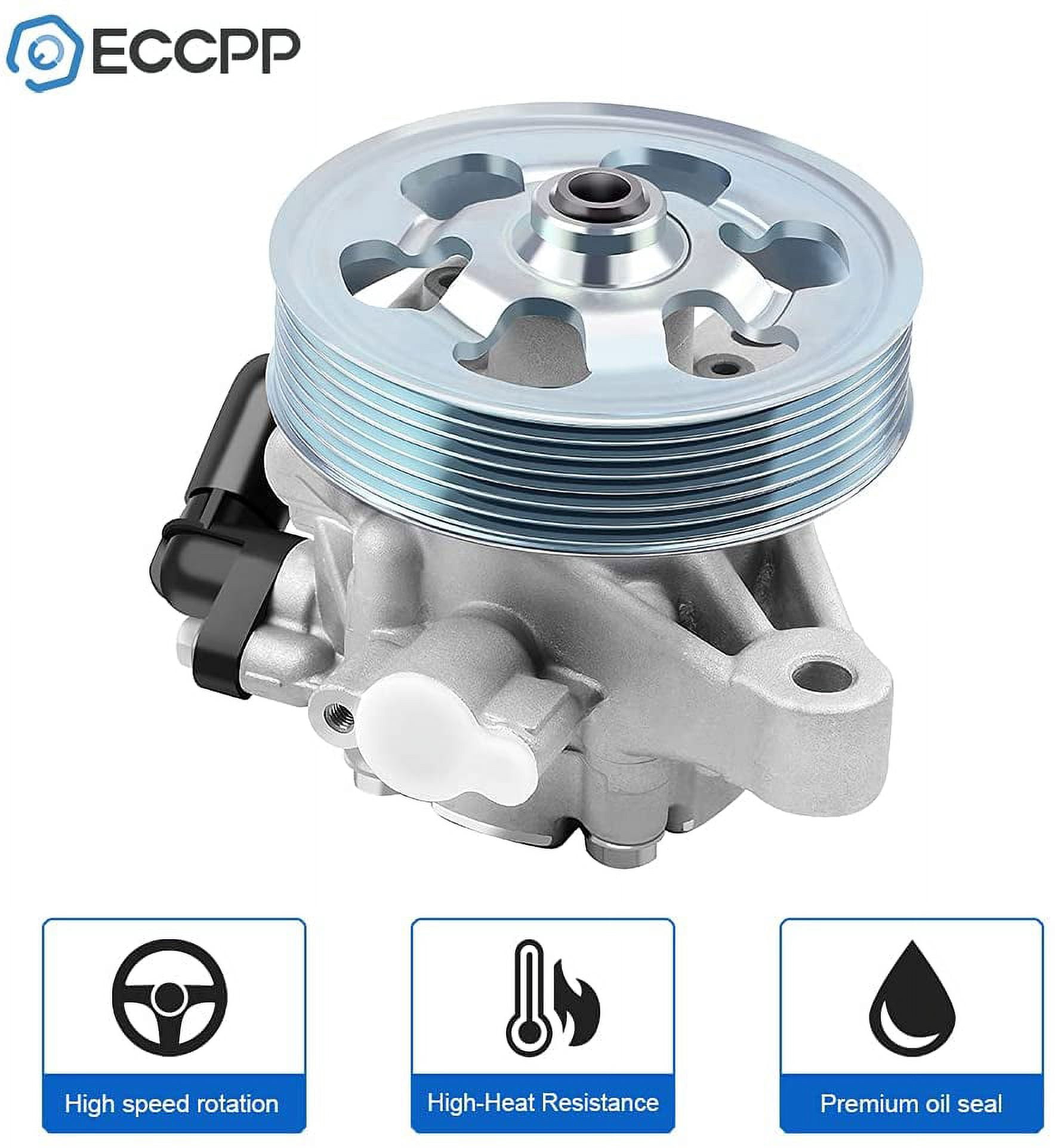 ECCPP 21-5495 Power Steering Pump Fit for 2008-2012 for Honda for Accord Power Assist Pump with Pulley