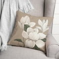 thumbnail image 3 of Creative Products Magnolia Flowers 18 x 18 Spun Poly Pillow, 3 of 3