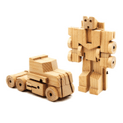 WooBots - Wooden Robot Transforms into a Truck